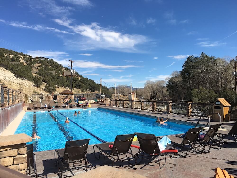 Colorado Hot Springs - Pool at Mount Princeton Hot Springs