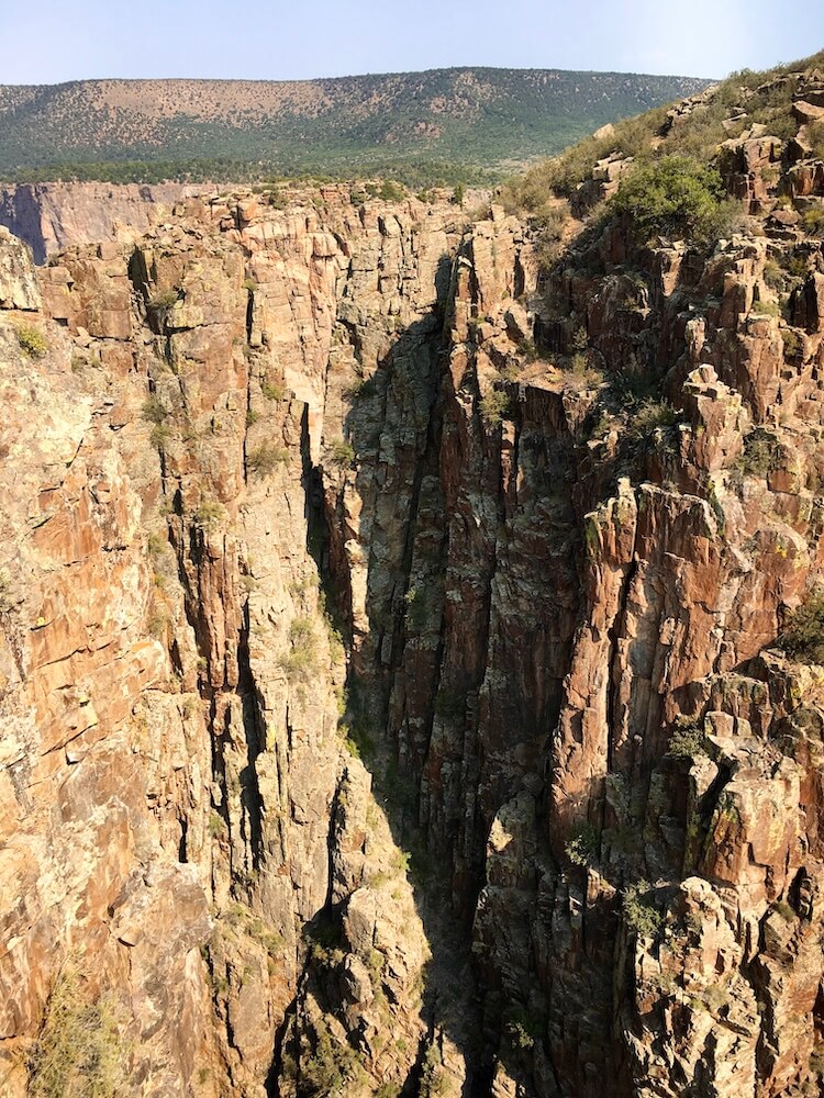 Colorado National Parks - Black Canyon of the Gunnison National Park - Cliffside