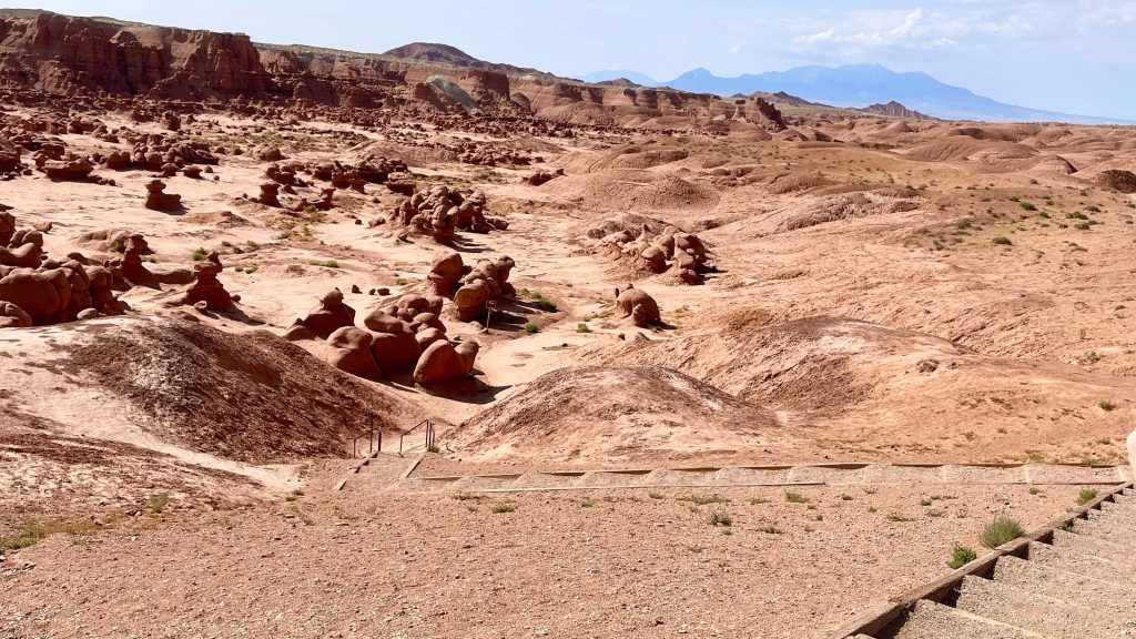Going Down to the Valley of the Goblins in Goblin Valley State Park Utah