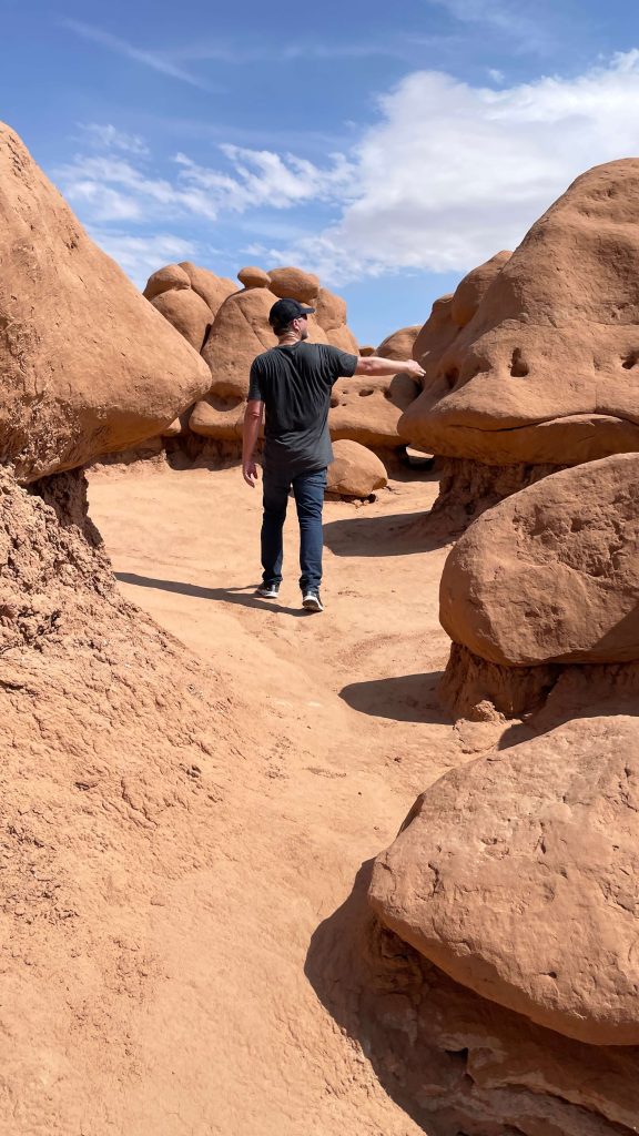 Meeting the Goblins at Goblin Valley State Park Utah