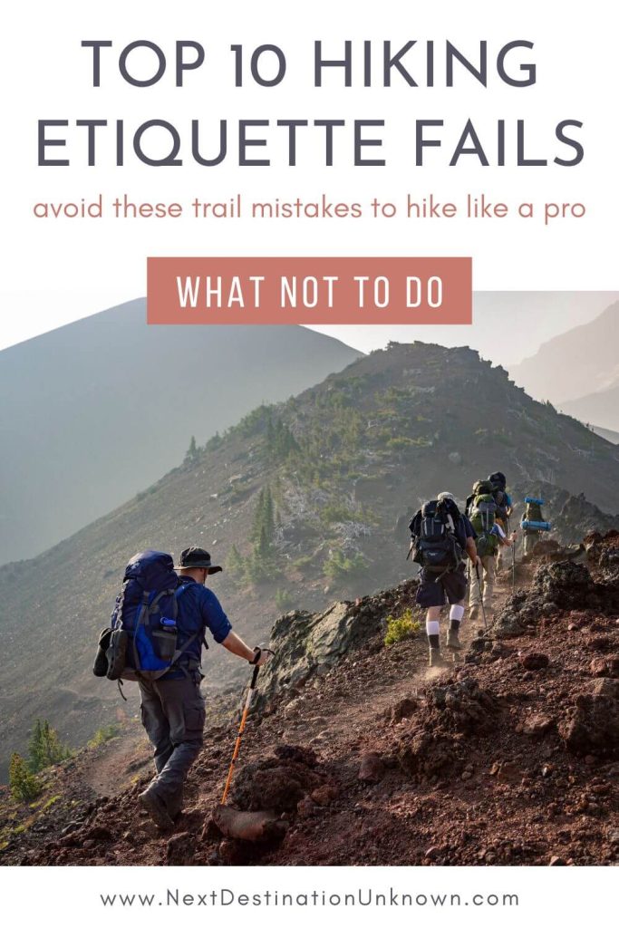 Top 10 Hiking Etiquette Tips