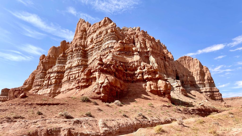 View from Goblins Lair Trail in Goblin Valley State Park Utah