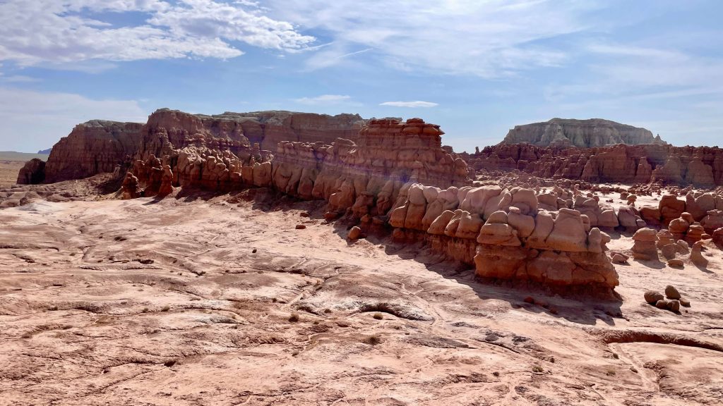 View of Goblin Valley State Park Utah