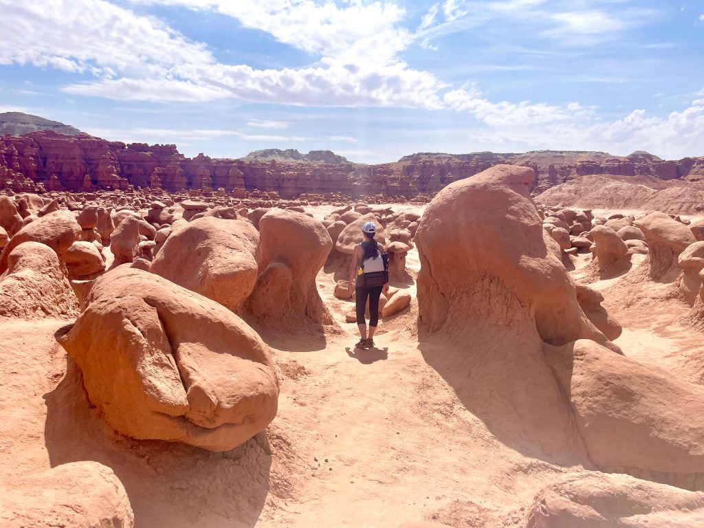 Walking Through Goblin Valley State Park, Utah